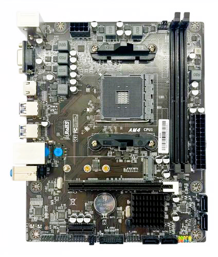 Placa Mãe OEM A320 AM4 mATX - DDR4, M.2, HDMI/VGA